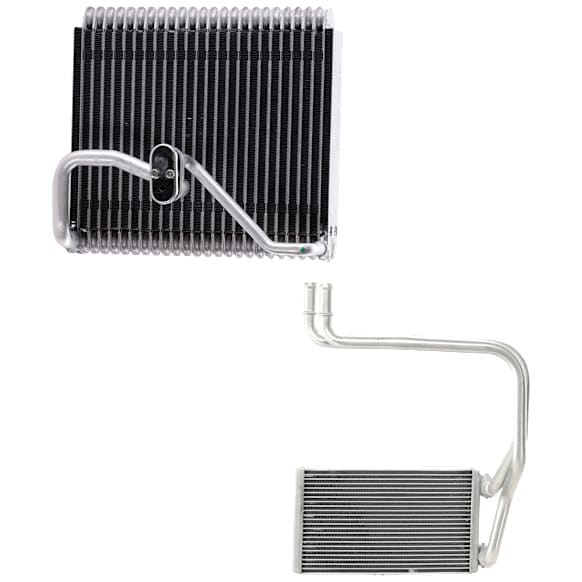 2-Piece Kit Front A/C Evaporator, with Heater Core