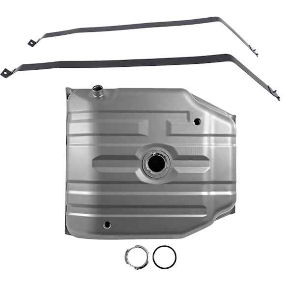 1995 GMC K2500 Suburban - 2-Piece Kit Galvanized Steel Fuel Tank, 29-3/4 x 33-1/2 x 13-1/8, Lock Ring Kit Included, 42 gallons / 159 liters, GAS, Includes (1) Fuel Tank and (2) Fuel Tank Strap