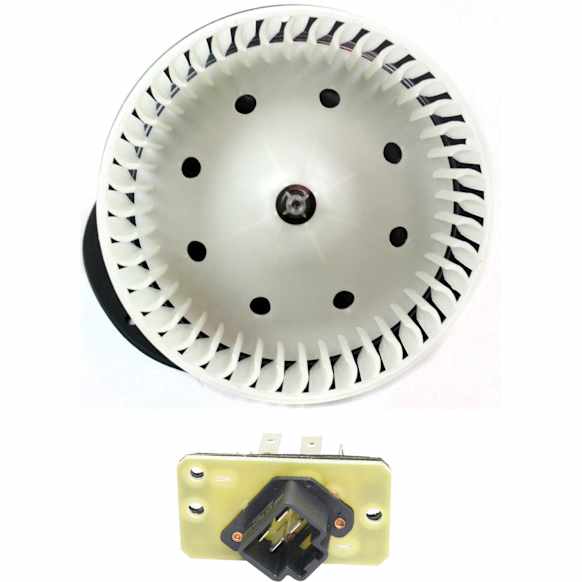 2004 Ford Excursion Eddie Bauer - 2-Piece Kit Front Blower Motor, Includes (1) Blower Motor and (1) Blower Motor Resistor