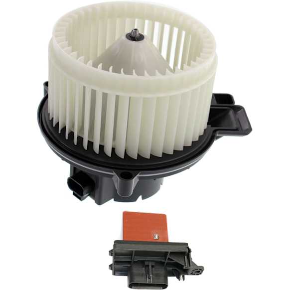 2-Piece Kit Blower Motor Includes (1) Blower Motor and (1) Blower Motor Resistor