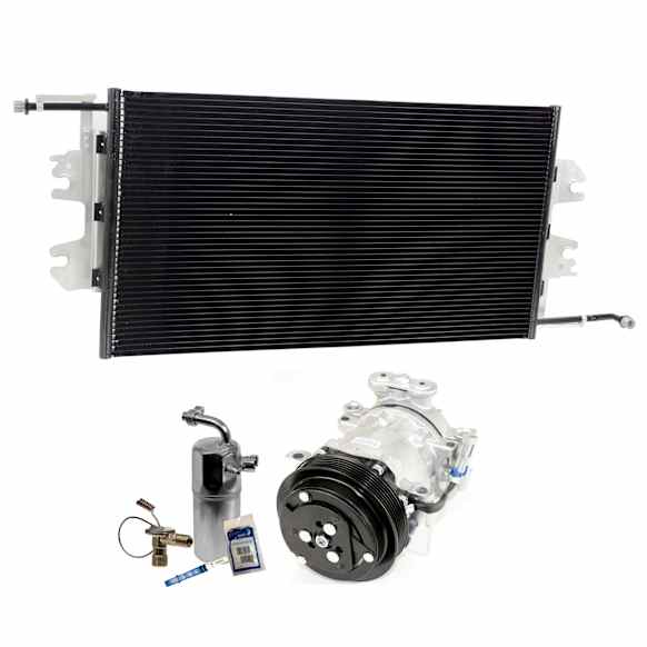 1997 GMC Savana 3500 - 3-Piece Kit A/C Compressor Kit, 5.7L 8Cyl, With Clutch, Includes (1) A/C Compressor, (1) A/C Condenser, and (1) A/C Service Kit