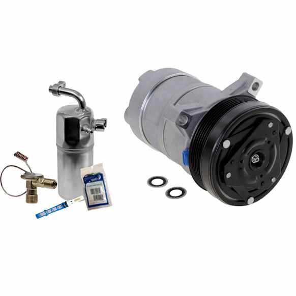 1993 Chevrolet Camaro - 2-Piece Kit A/C Compressor Kit, 3.4L 6Cyl, With Clutch, Includes (1) A/C Compressor and (1) A/C Service Kit