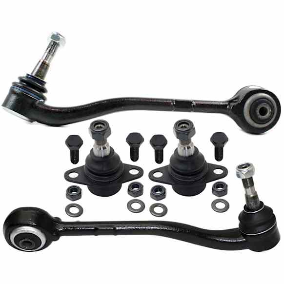 4-Piece Kit Front, Driver and Passenger Side, Lower, Rearward Control Arm Kit, Includes (2) Ball Joint and (2) Control Arm