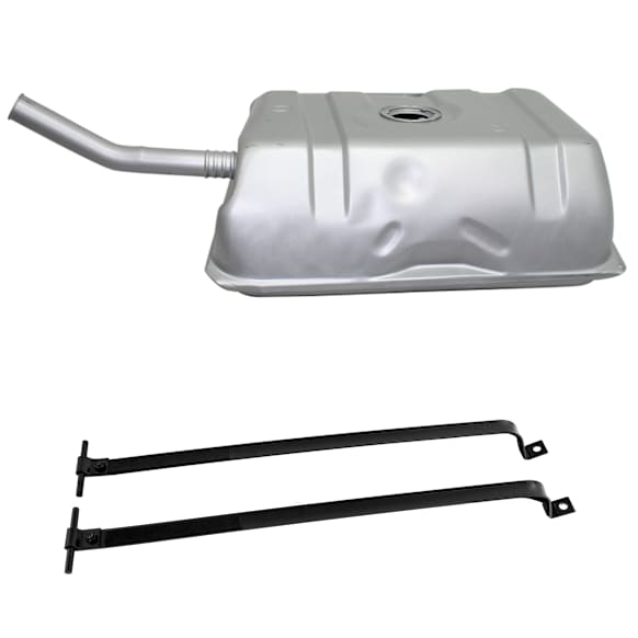 1989 Pontiac Firebird - 2-Piece Kit Galvanized Steel Fuel Tank, With Filler Neck, 14 gallons / 53 liters, GAS, Includes (1) Fuel Tank and (1) Fuel Tank Strap