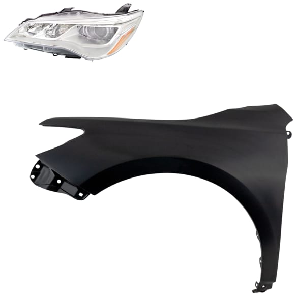 2-Piece Kit LED Headlights, With bulb(s), Includes (1) Fender and (1) Headlight