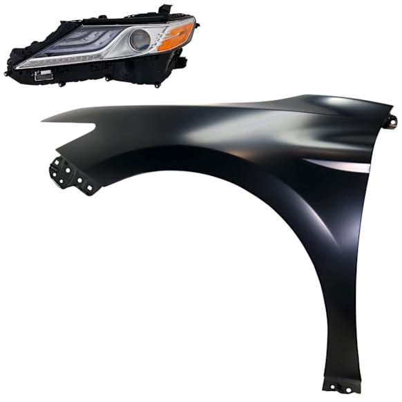 2-Piece Kit LED Headlights, With bulb(s), Includes (1) Fender and (1) Headlight