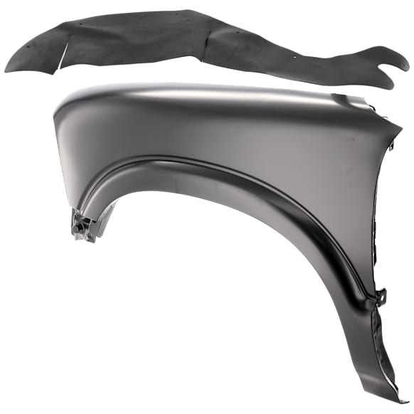 1999 GMC Jimmy - 2-Piece Kit Front, Driver Side Fender, For Models Without ZR2 Package (Wide Stance Suspension), Includes (1) Fender and (1) Fender Liner