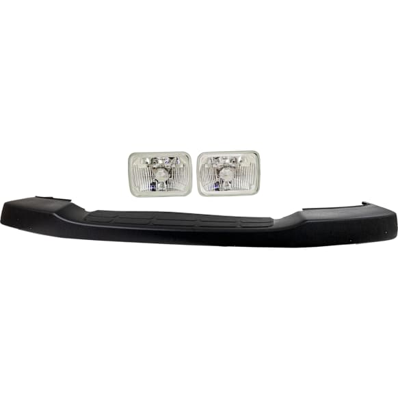 2-Piece Kit Front, Upper Textured Bumper Cover Includes (1) Bumper Cover and (1) Headlight