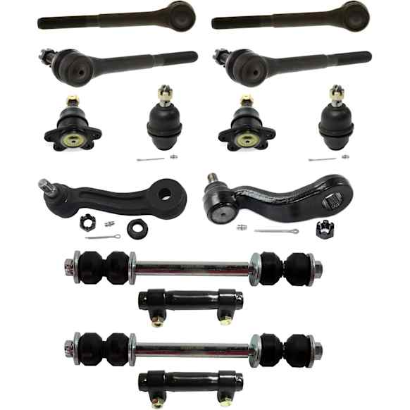 thumbnail interactive-video image 1 of Evan-Fischer Front Lower Control Arm Kit With Ball Joints & Sway Bar End Links | 4-Piece Set For Honda Pilot & Acura MDX (2006-2008) 1 of 6