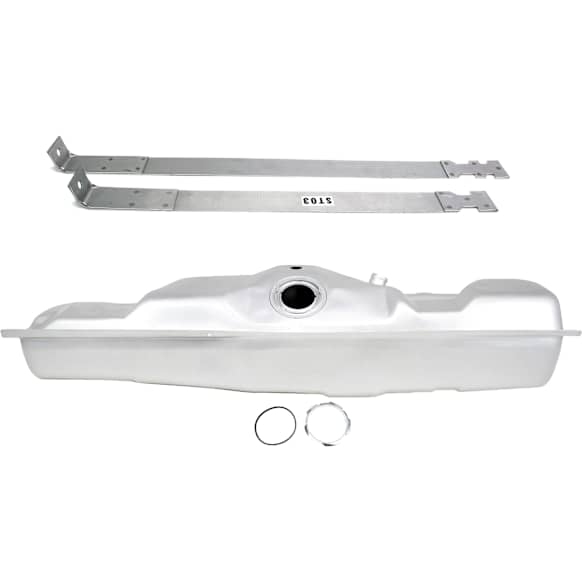 2-Piece Kit Galvanized Steel Fuel Tank, 19 gallons / 72 liters, Includes (1) Fuel Tank and (1) Fuel Tank Strap