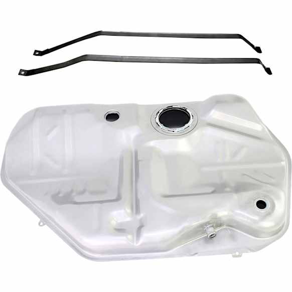 2005 Mercury Sable LS - 2-Piece Kit Galvanized Steel Fuel Tank, ID 1F12-AA, 26-1/2 x 44-1/2 x 9-1/2, Lock Ring Kit Included, 18 gallons / 68 liters, FLEX, Includes (1) Fuel Tank and (2) Fuel Tank Strap