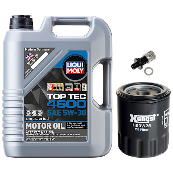 KIT-041026-187 3-Piece Kit Oil Filter, Spin-on, with Motor Oil and Oil Drain Plug