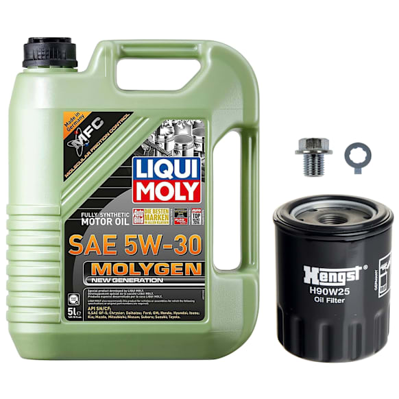 KIT-041026-228 3-Piece Kit Oil Filter, Spin-on, with Motor Oil and Oil Drain Plug