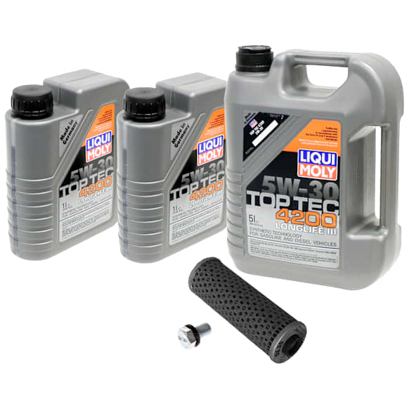 KIT-041026-420 5-Piece Kit Motor Oil, Synthetic, with Oil Drain Plug and Oil Filter