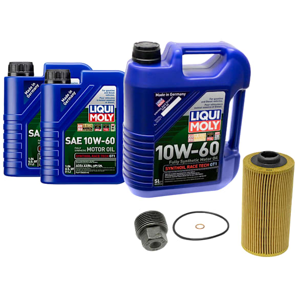 KIT-041026-524 5-Piece Kit Motor Oil, Synthetic, with Oil Drain Plug and Oil Filter