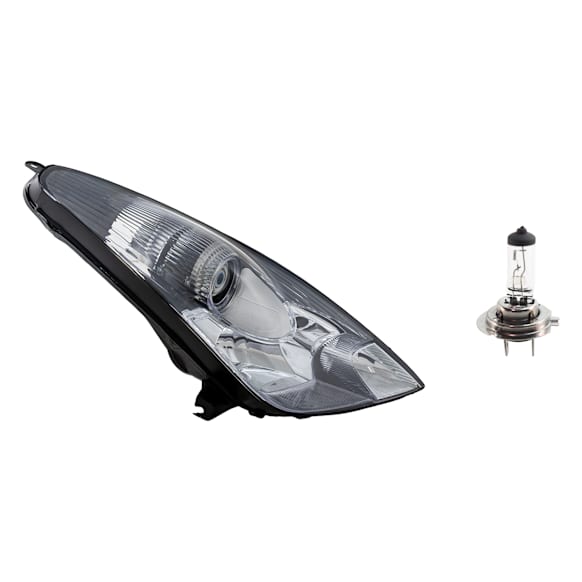 2-Piece Kit Halogen Headlights, With bulb(s), Includes (1) Headlight and (1) Headlight Bulb