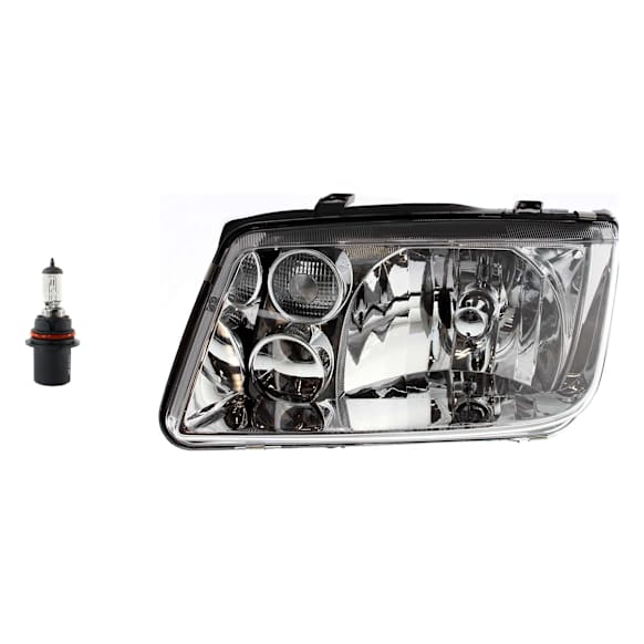 2-Piece Kit Halogen Headlights, With bulb(s), Includes (1) Headlight and (1) Headlight Bulb