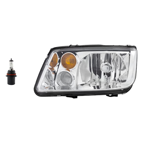 2002-2005 Volkswagen Jetta - 2-Piece Kit Halogen Headlights, With bulb(s), Includes (1) Headlight and (1) Headlight Bulb