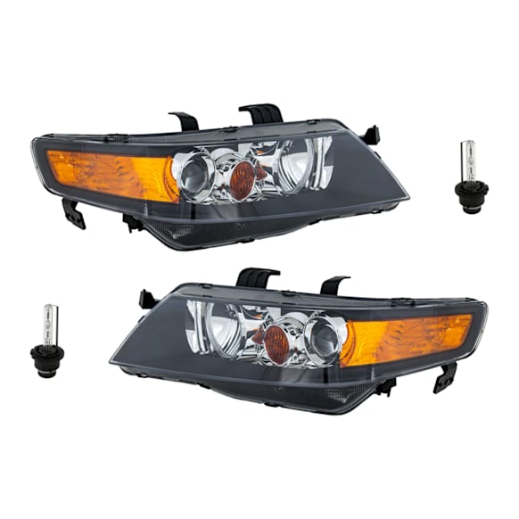 2006 Acura TSX - 4-Piece Kit Driver and Passenger Side HID/Xenon Headlight, With bulb(s), OE Replacement,  Includes (2) Headlight and (2) Headlight Bulb
