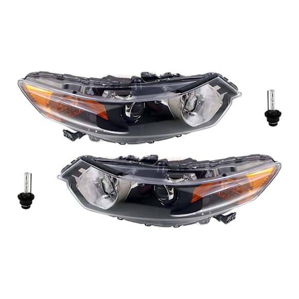 4-Piece Kit HID/Xenon Headlights, With bulb(s), Includes (2) Headlight and (2) Headlight Bulb, CAPA Certified