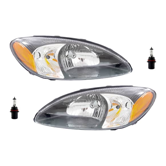 4-Piece Kit Halogen Headlights, With bulb(s), Includes (2) Headlight and (2) Headlight Bulb