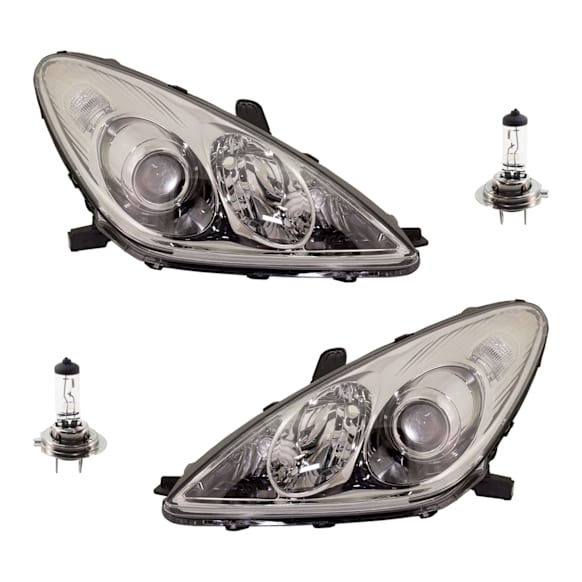 2005-2006 Lexus ES330 - 4-Piece Kit Halogen Headlights, With bulb(s), Includes (2) Headlight and (2) Headlight Bulb