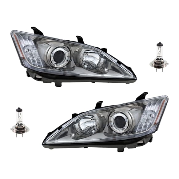 4-Piece Kit Halogen Headlights, With bulb(s), Includes (2) Headlight and (2) Headlight Bulb