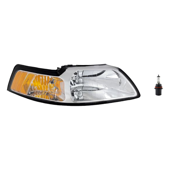 2-Piece Kit Halogen Headlights, With bulb(s), Includes (1) Headlight and (1) Headlight Bulb