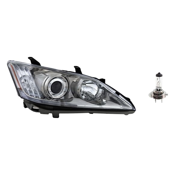 2-Piece Kit Halogen Headlights, With bulb(s), Includes (1) Headlight and (1) Headlight Bulb