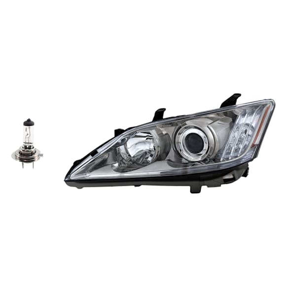 2-Piece Kit Halogen Headlights, With bulb(s), Includes (1) Headlight and (1) Headlight Bulb