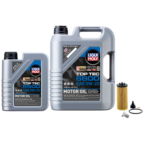 KIT-041726-206 4-Piece Kit Motor Oil, Full Synthetic, with Oil Drain Plug and Oil Filter