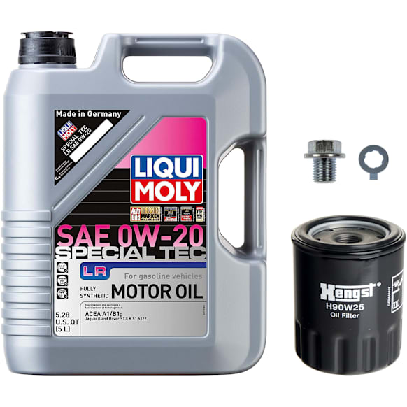 KIT-041726-81 3-Piece Kit Oil Filter, Spin-on, with Motor Oil and Oil Drain Plug