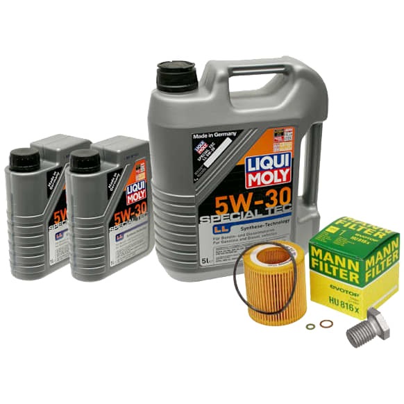 KIT-042426-189 5-Piece Kit Motor Oil, Synthetic, with Oil Drain Plug and Oil Filter