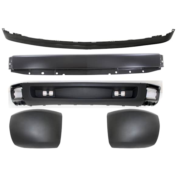 5-Piece Kit, Front Bumper, Primed, Includes (1) Bumper, (2) Bumper End, and (2) Valance