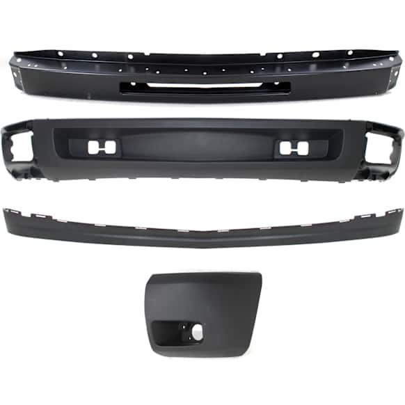 4-Piece Kit, Front Bumper, Primed, Includes (1) Bumper, (1) Bumper End, and (2) Valance