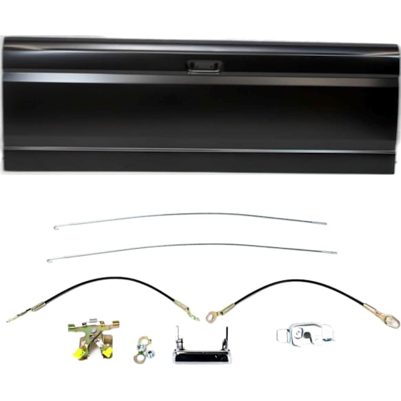 1987-1996 Ford F-150 - 2-Piece Kit Primed Tailgate, Styleside, Includes (1) Tailgate and (1) Tailgate Lock
