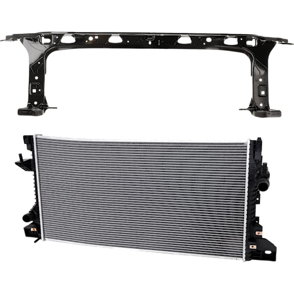 2-Piece Kit Radiator Support Upper Reinforcement Includes (1) Radiator and (1) Radiator Support