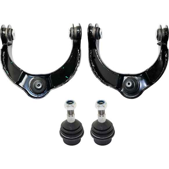 4-Piece Kit Front, Driver and Passenger Side, Upper Control Arm Kit, Includes (2) Ball Joint and (2) Control Arm