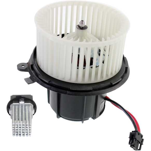 2-Piece Kit Blower Motor Kit, includes (1) Blower Motor and (1) Blower Motor Resistor