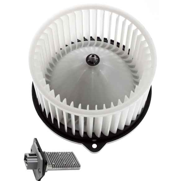 2-Piece Kit Blower Motor Includes (1) Blower Motor and (1) Blower Motor Resistor