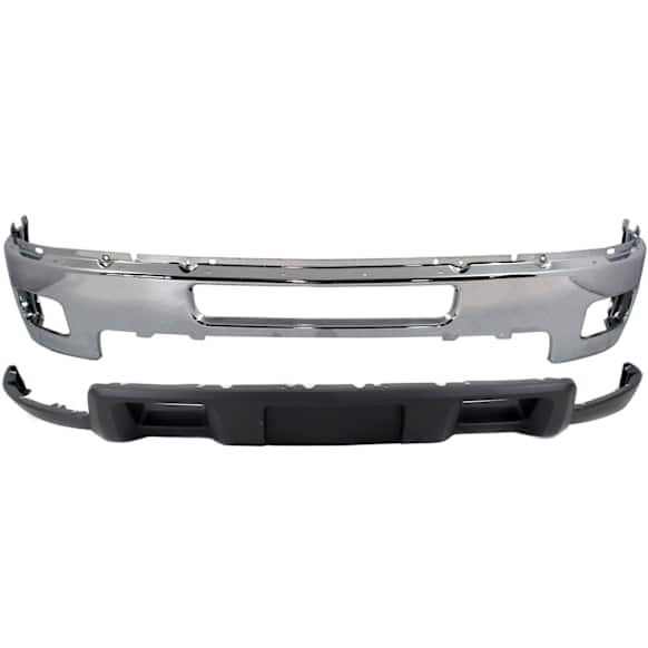 2-Piece Kit, Front Bumper, Chrome, Includes (1) Bumper and (1) Valance