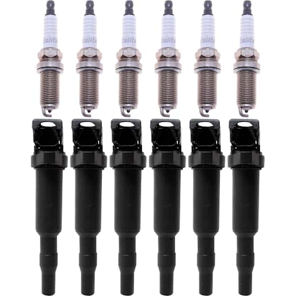 12-Piece Kit Ignition Coil, 6 Cylinder, 3.0 Liter Engine, Includes (6) Ignition Coil and (6) Spark Plug