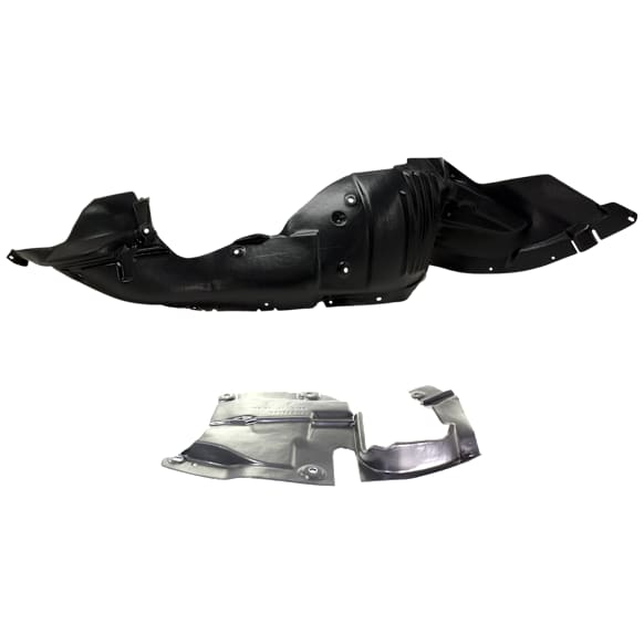 2009-2013 Mazda 6 - 2-Piece Kit, Front, Passenger Side Fender Liner, Includes (1) Engine Splash Shield and (1) Fender Liner