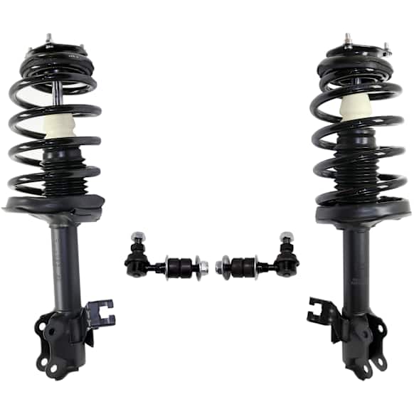 4-Piece Kit Front Suspension Kit, Includes (2) Sway Bar Link and (2) Shock Absorber and Strut Assembly