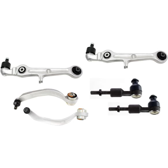 6-Piece Kit Control Arm, Includes (4) Control Arm and (2) Tie Rod End