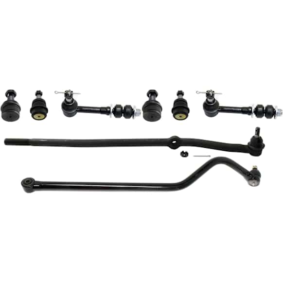8-Piece Kit Front, Driver and Passenger Side Suspension Kit, Includes (4) Ball Joint, (2) Sway Bar Link, (1) Tie Rod End and (1) Track Bar