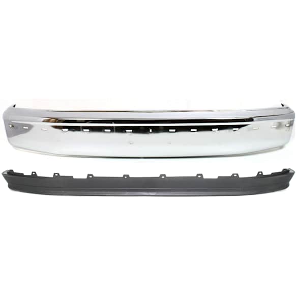 2-Piece Kit, Front Bumper, Chrome, Includes (1) Bumper and (1) Valance