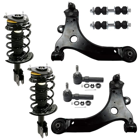 AM Autoparts 8-Piece Complete Suspension Kit – Struts, Shocks, Sway Bar Links For 1996-2002 Toyota 4Runner