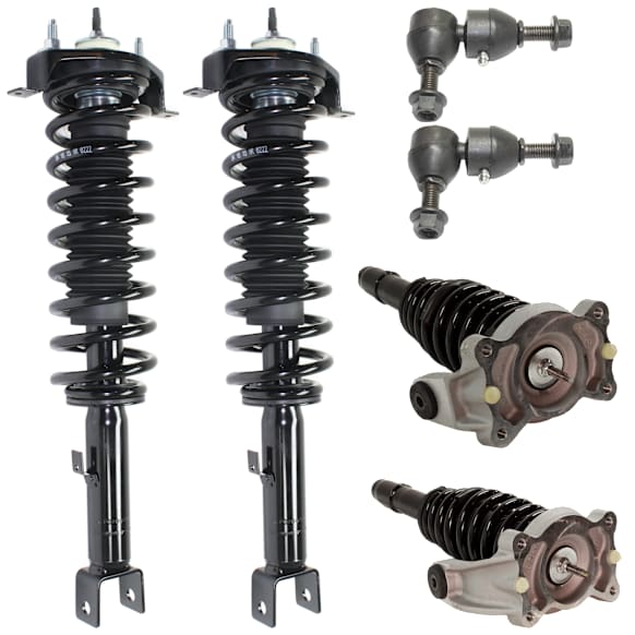 6-Piece Kit Fully Loaded Strut, Sedan, Includes (2) Sway Bar Link and (4) Shock Absorber and Strut Assembly