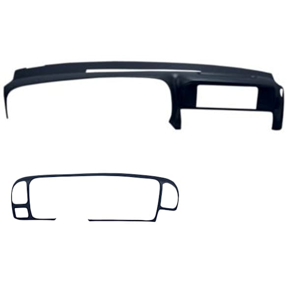 KIT-061224-DC017 2-Piece Kit Dash Cover, Dark Blue, Molded; Overlay Over Factory Dash, Vacu Molded Series, Includes (1) Dash Cover and (1) Instrument Panel Cover